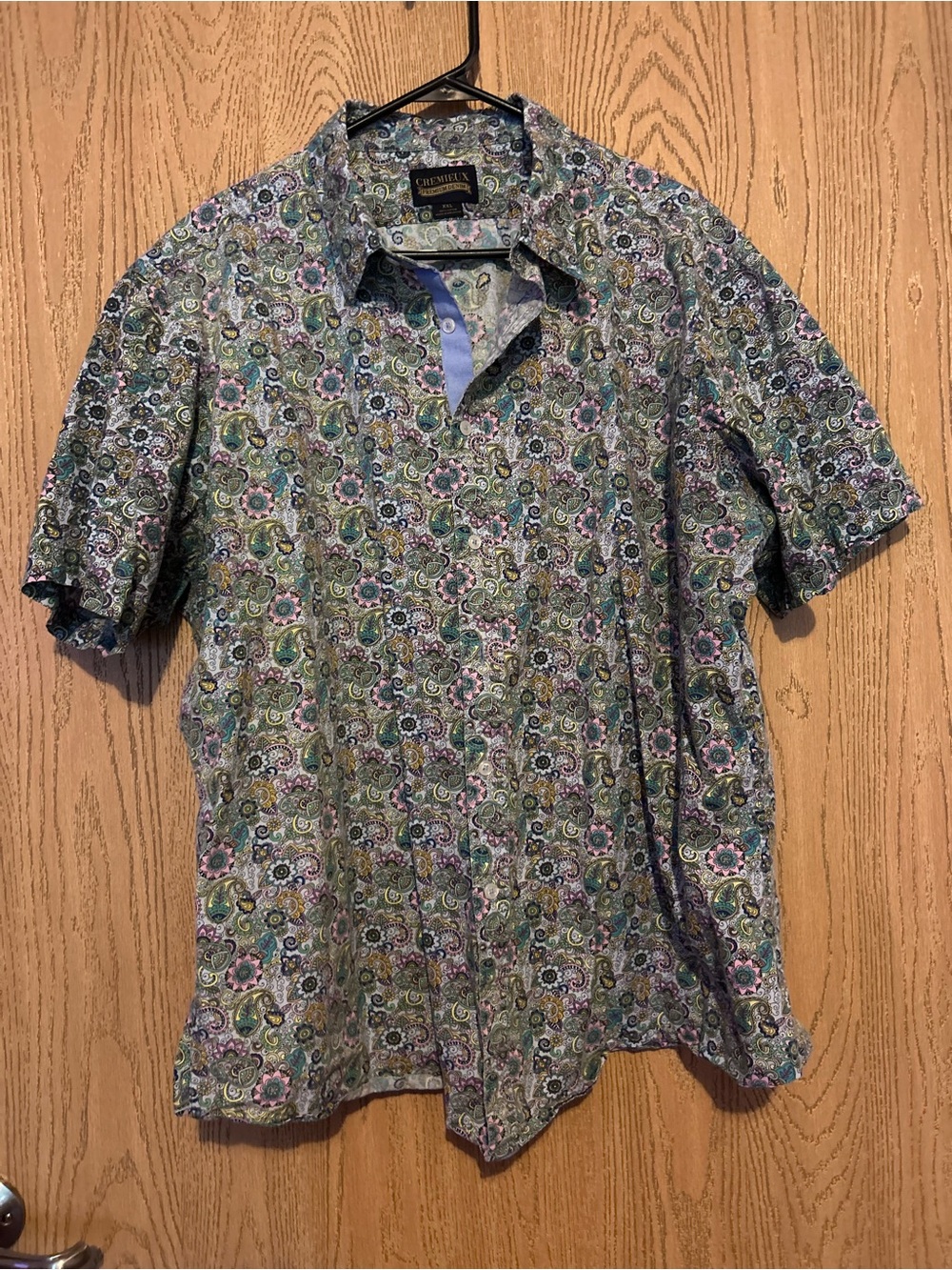 Daniel Cremieux Multi-Color Paisley Short-Sleeve Button-Up Shirt